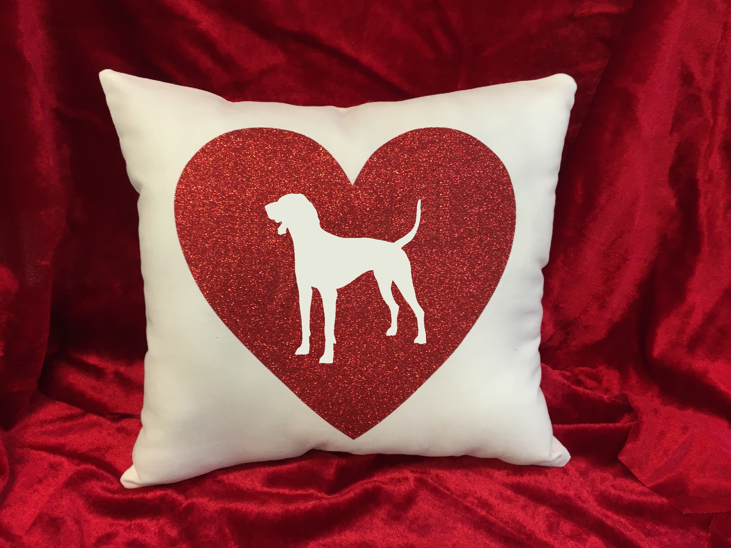 Dogs - Throw Pillow - English Foxhound
